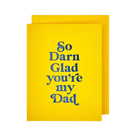 Glad Dad Card by The Social Type 