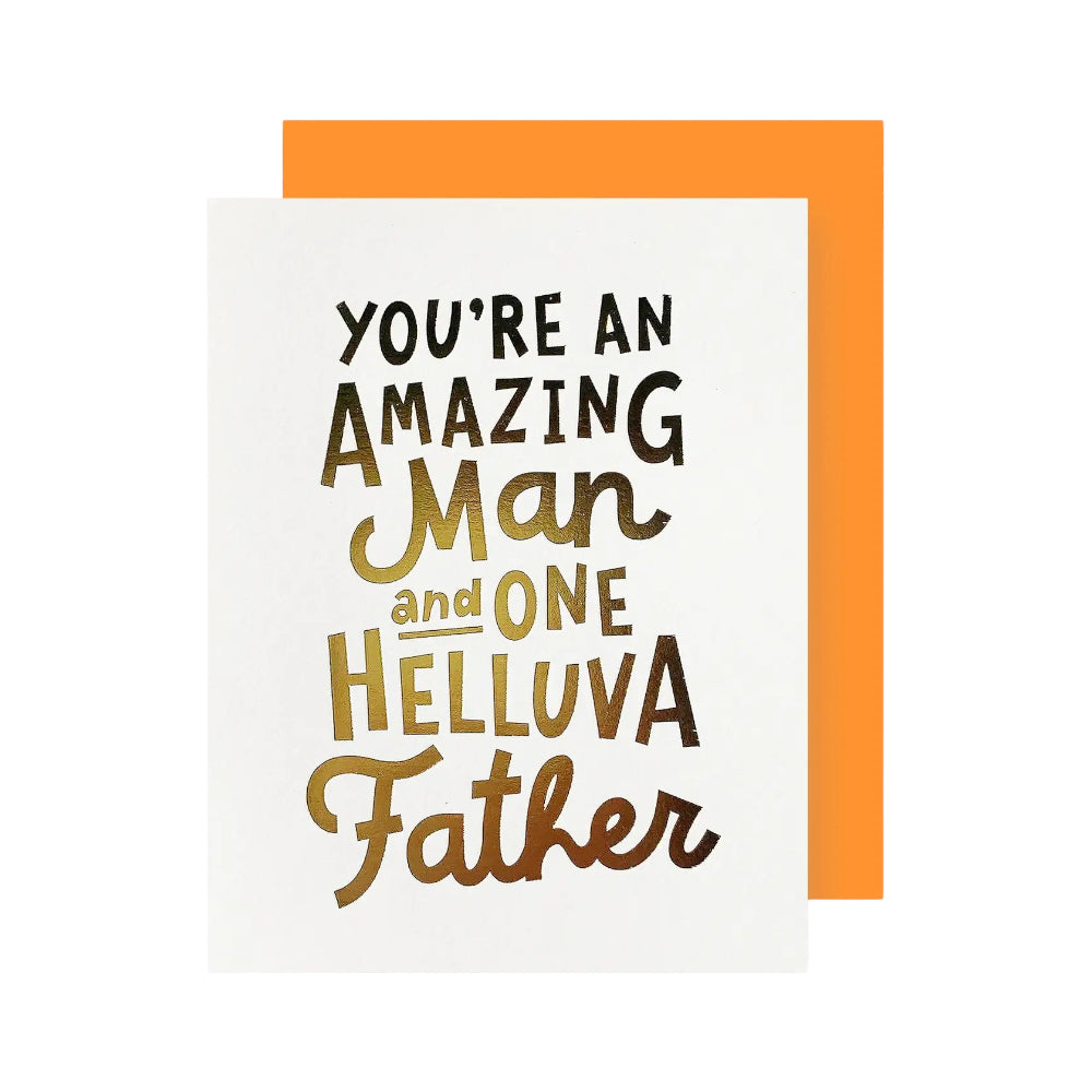 Amazing Man & Father Card by The Social Type 