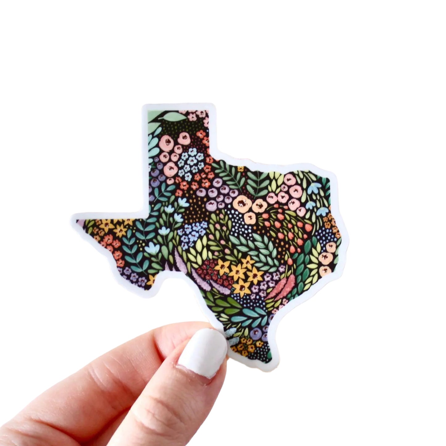 Texas State Floral Vinyl Sticker by Elyse Breanne Designs