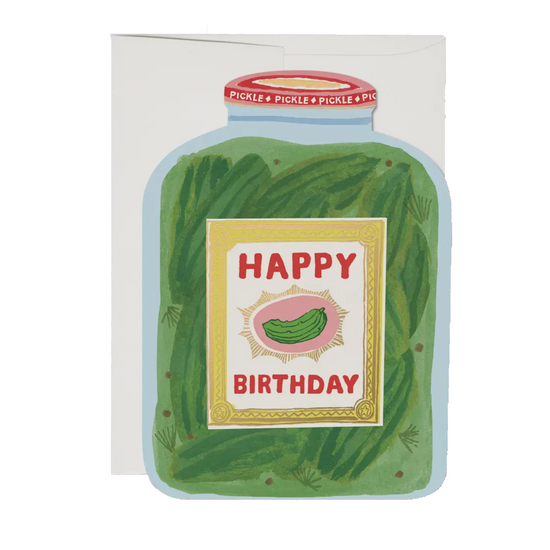 Pickle Jar Birthday Card by Red Cap Cards