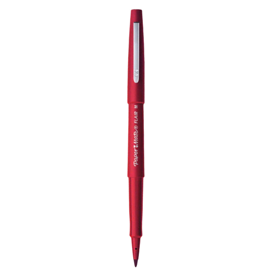 Red Medium Point Felt Paper Mate Flair Pen