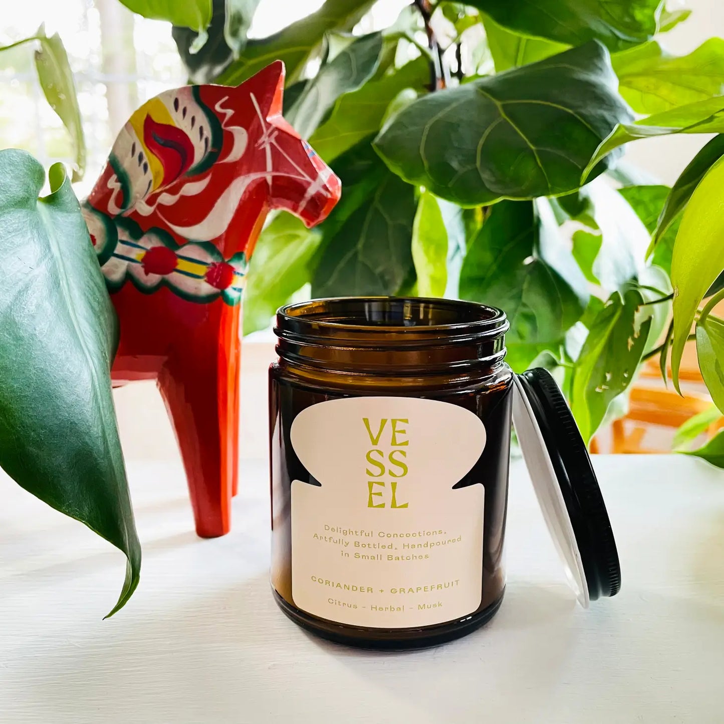 Coriander + Grapefruit Candle by Vessel Candle Co.