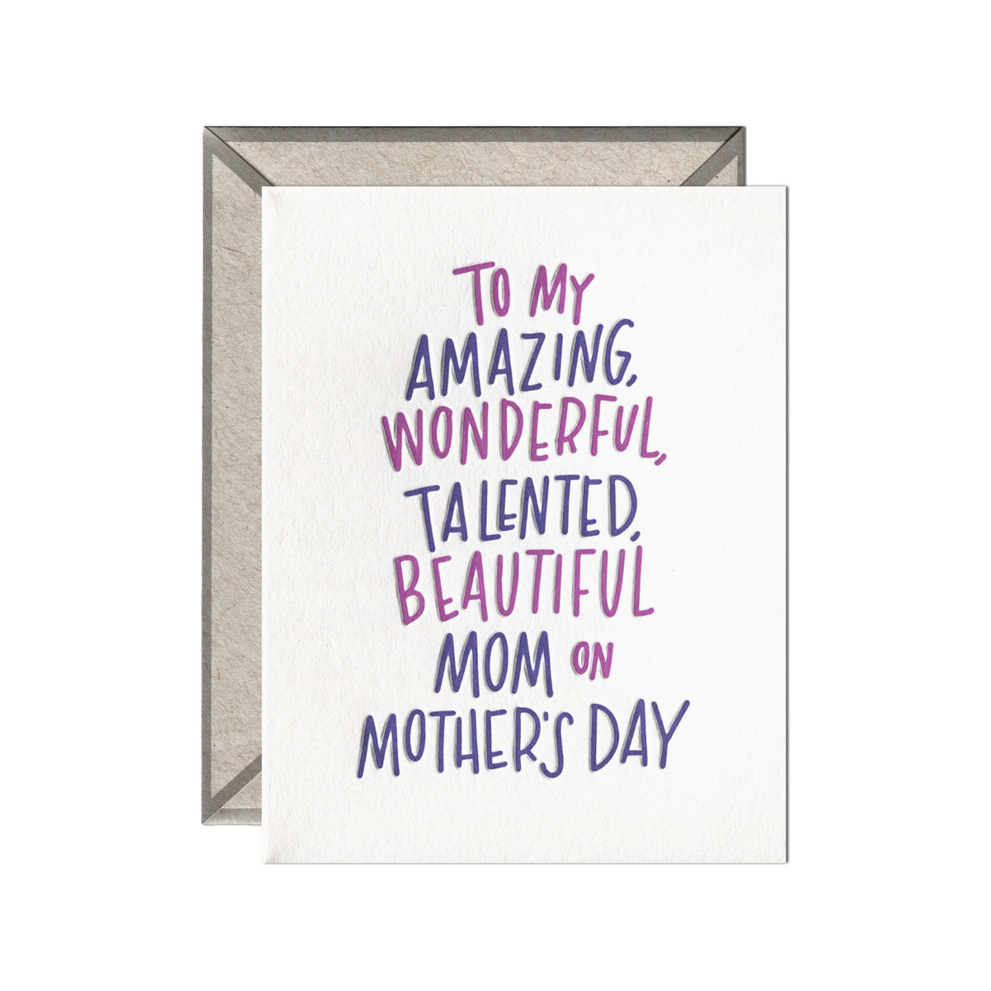 Wonderful Mom Card by Ink Meets Paper