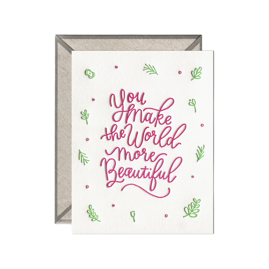 Make The World Beautiful Card by Ink Meets Paper