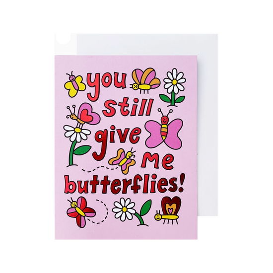 Give Me Butterflies Card by The Social Type 