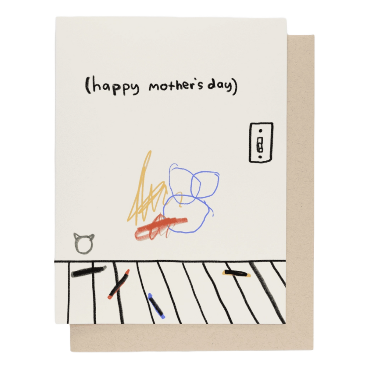 Crayons Mother's Day Card by People I've Loved