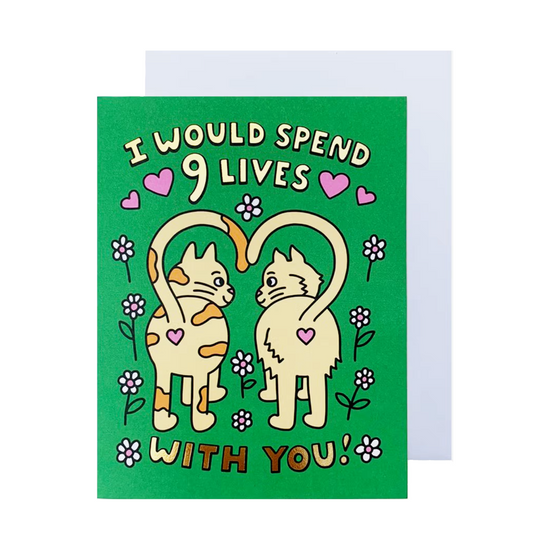 9 Lives Anniversary Card by The Social Type 