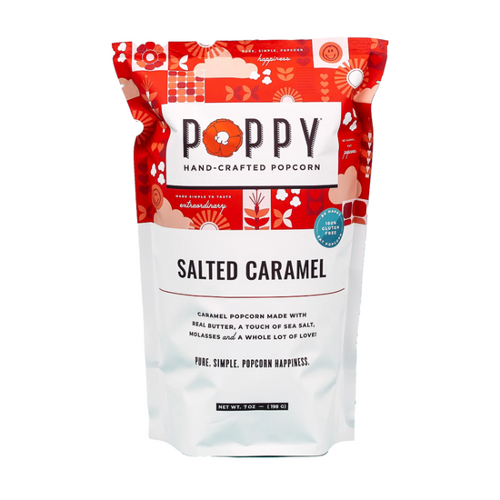 Salted Caramel Popcorn Bag by Poppy Hand-Crafted Popcorn