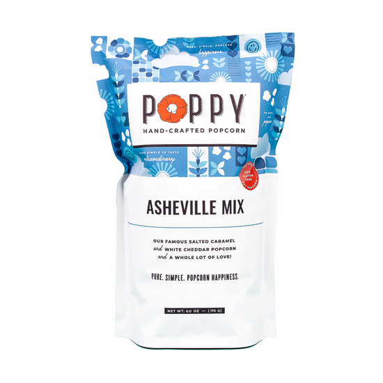 Asheville Mix Popcorn Bag by Poppy Hand-Crafted Popcorn