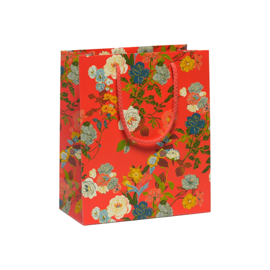 Medium Rose Garden Gift Bag by Red Cap Cards