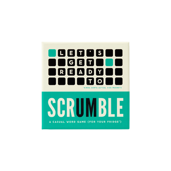 Scrumble Magnetic Fridge Game by Brass Monkey
