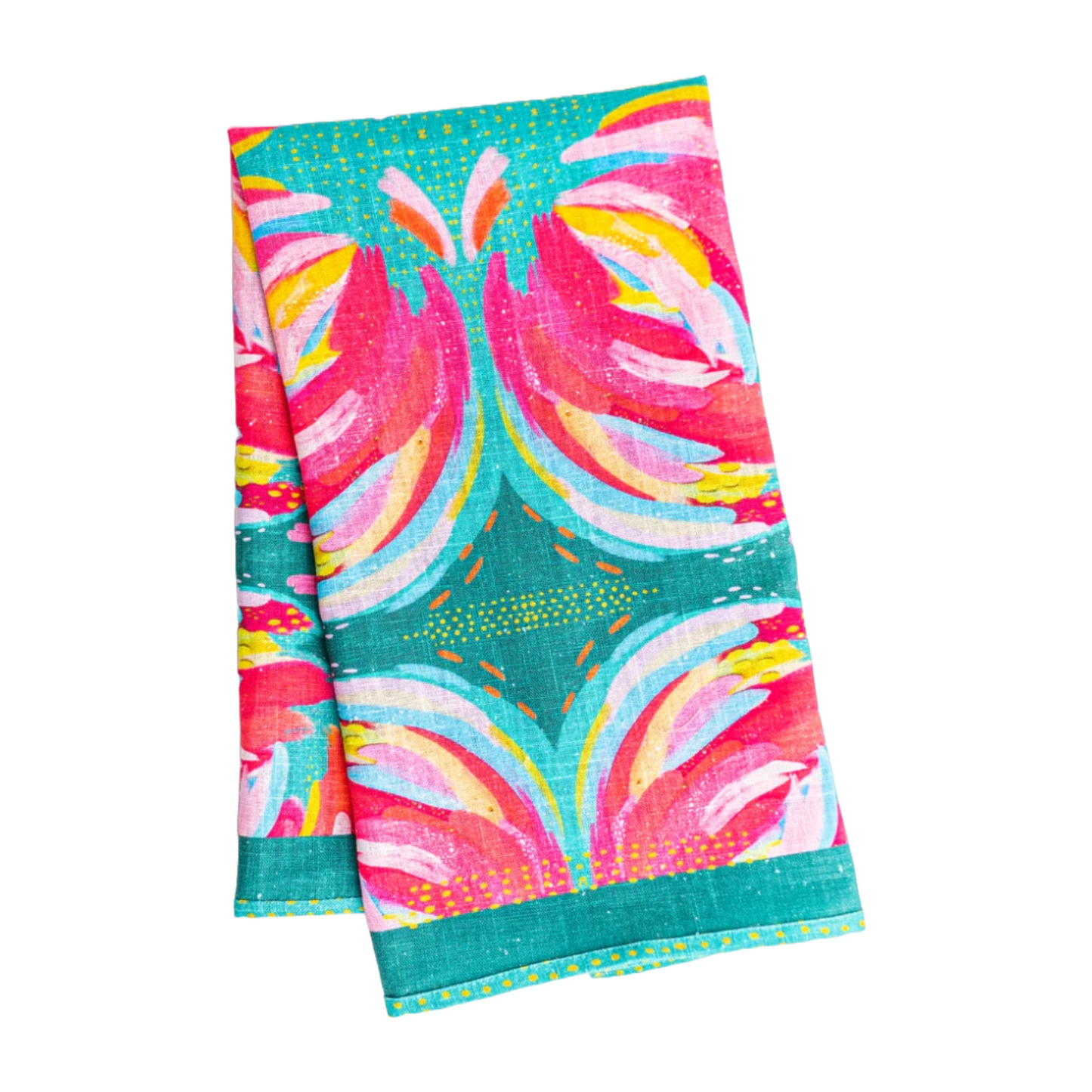 Brushstrokes Tea Towel by Keva Style + Created By 