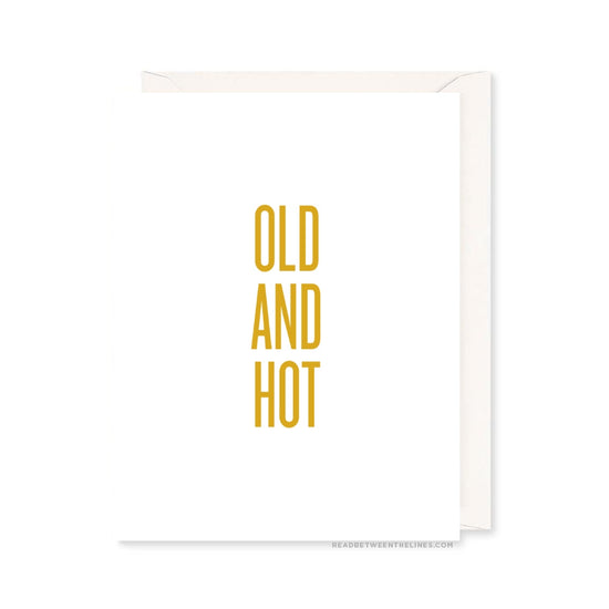 Old And Hot Card by RBTL® A2OLGA / A2OLGA-BX