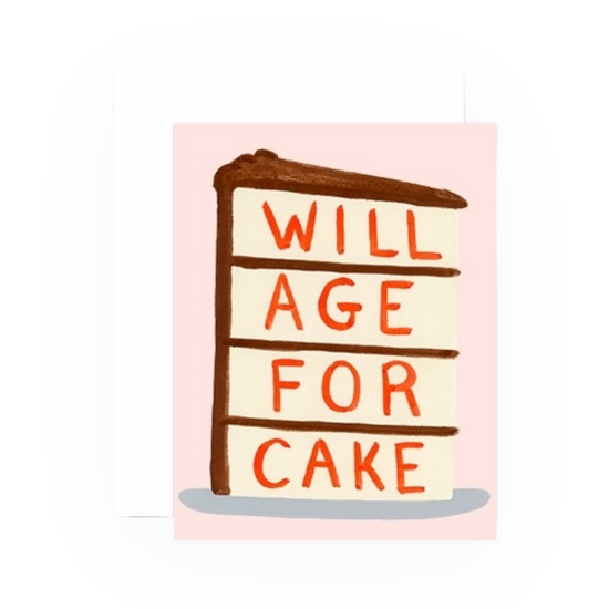 Will Age For Cake Card by Dear Hancock