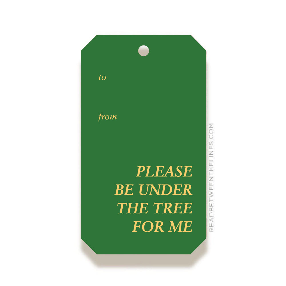Under The Tree Gift Tag by RBTL®