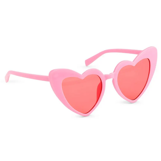 Pink Heart Eyes Party Sunglasses by Weddingstar Inc.
