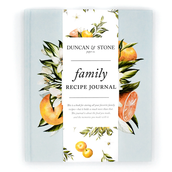 Family Recipe Book by Duncan & Stone Paper Co.