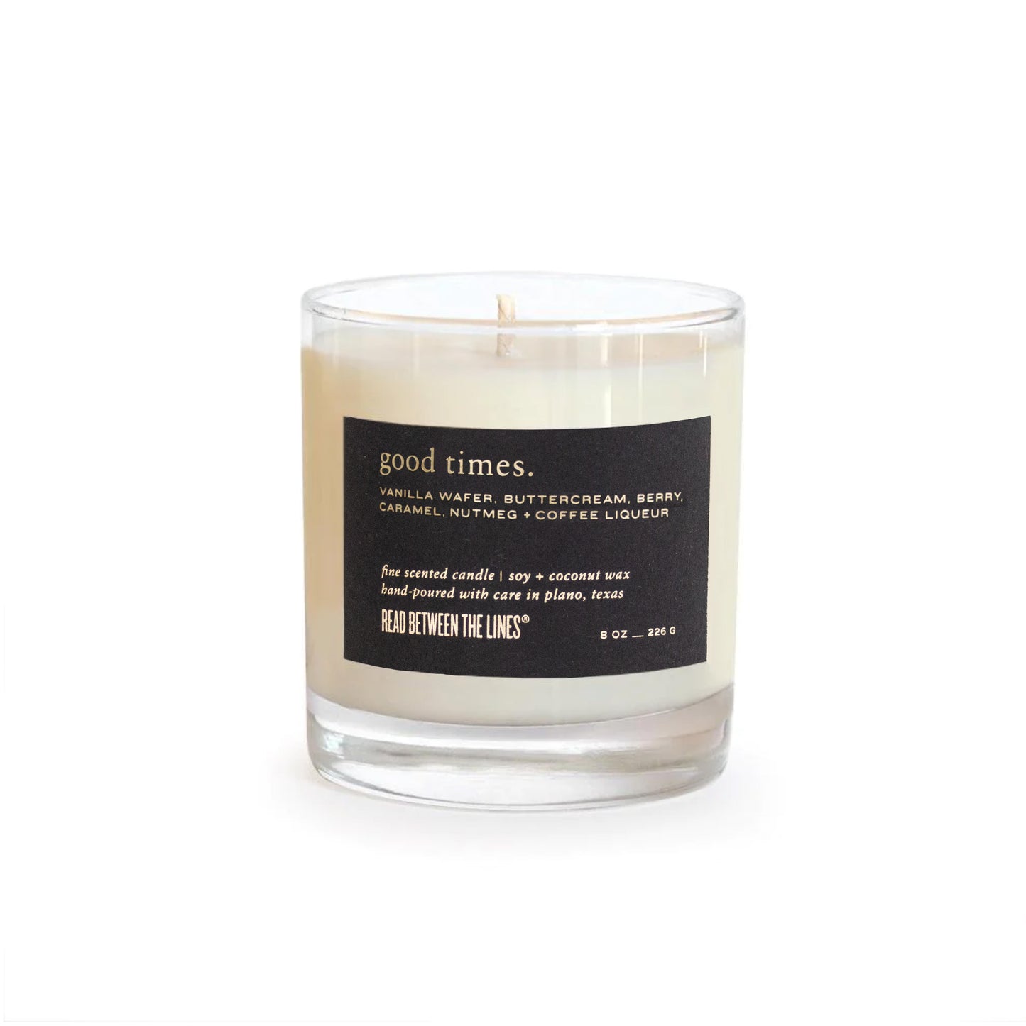 Good Times Candle by Read Between The Lines®