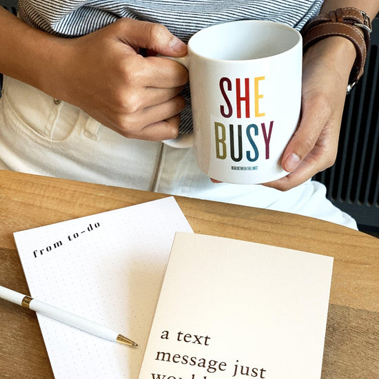 She Busy Multi Mug-Read Between The Lines®