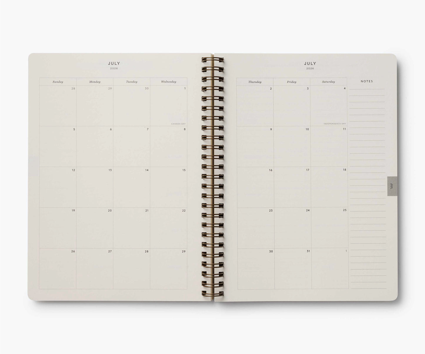 2026 Dahlia 12-Month Softcover Spiral Planner by Rifle Paper Co.