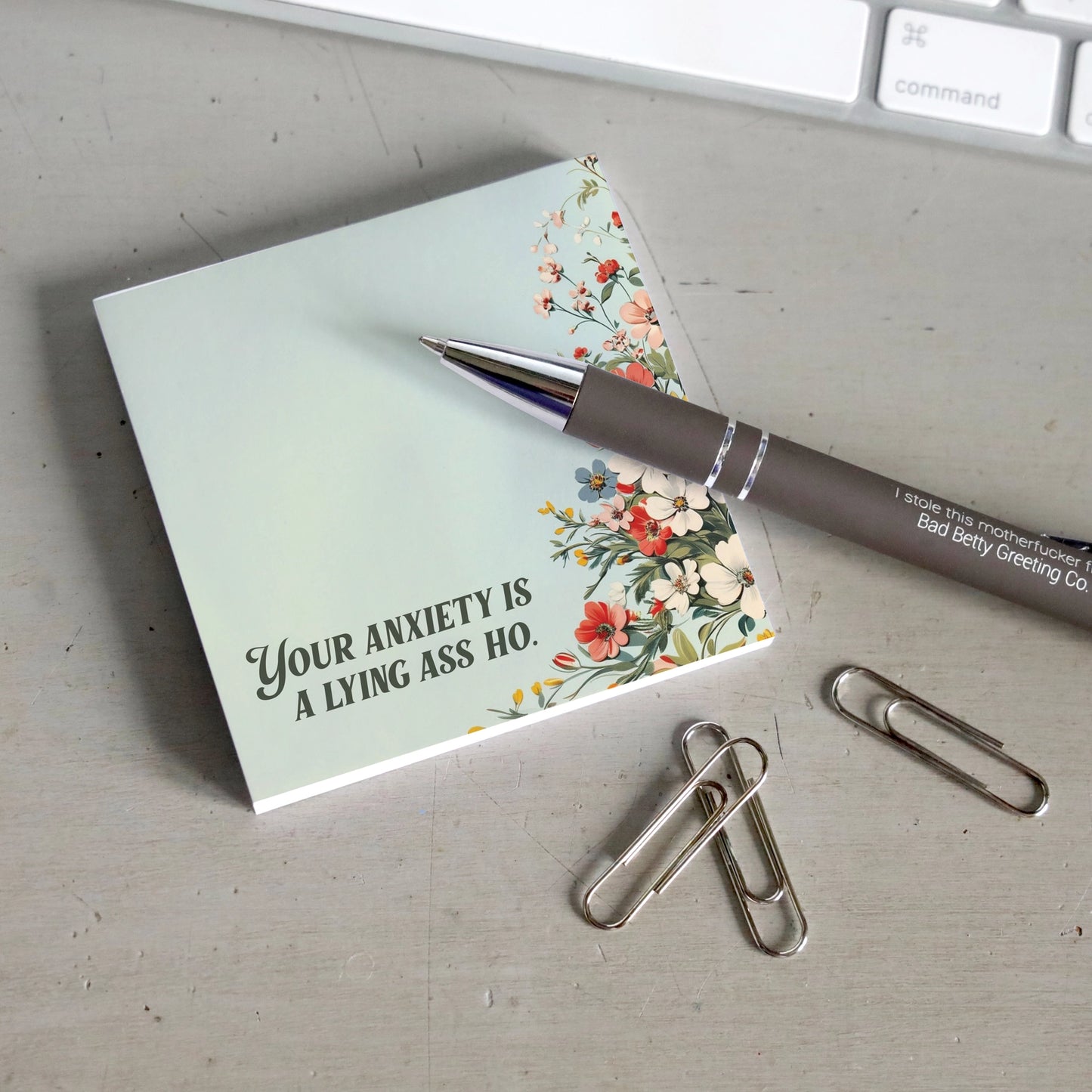 Your Anxiety Is Lying Sticky Note Pad