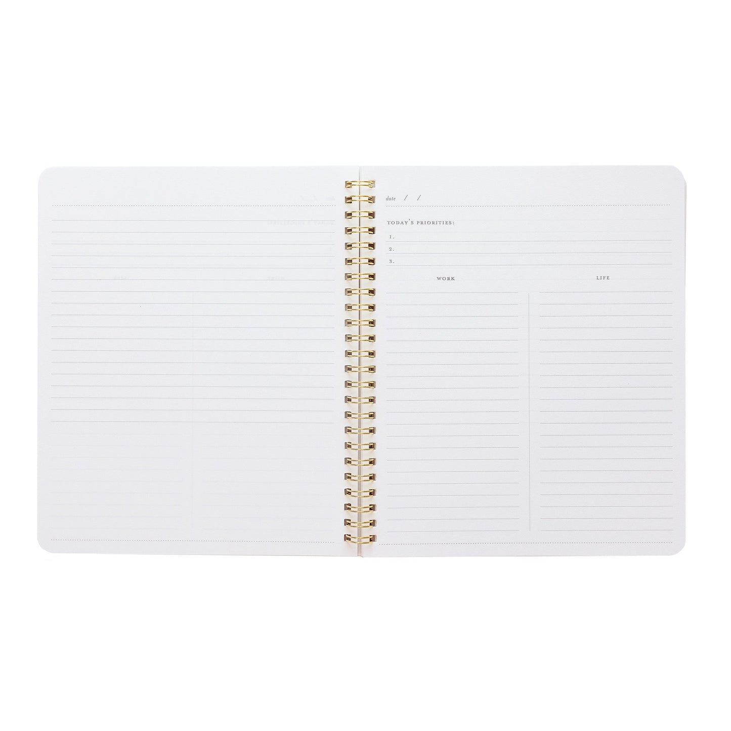 Work/Life Notebook, Black by Sugar Paper