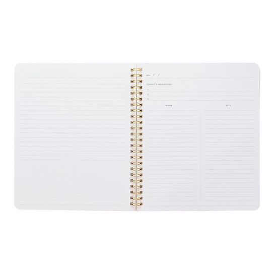 Work/Life Notebook, Black by Sugar Paper