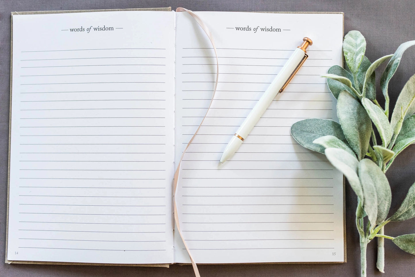 Words of Wisdom Journal by Duncan & Stone Paper Co.