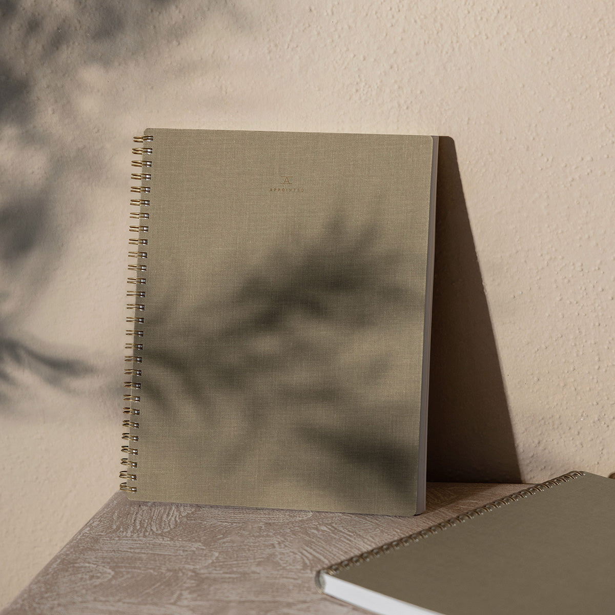 Appointed Taupe Notebook, Lined