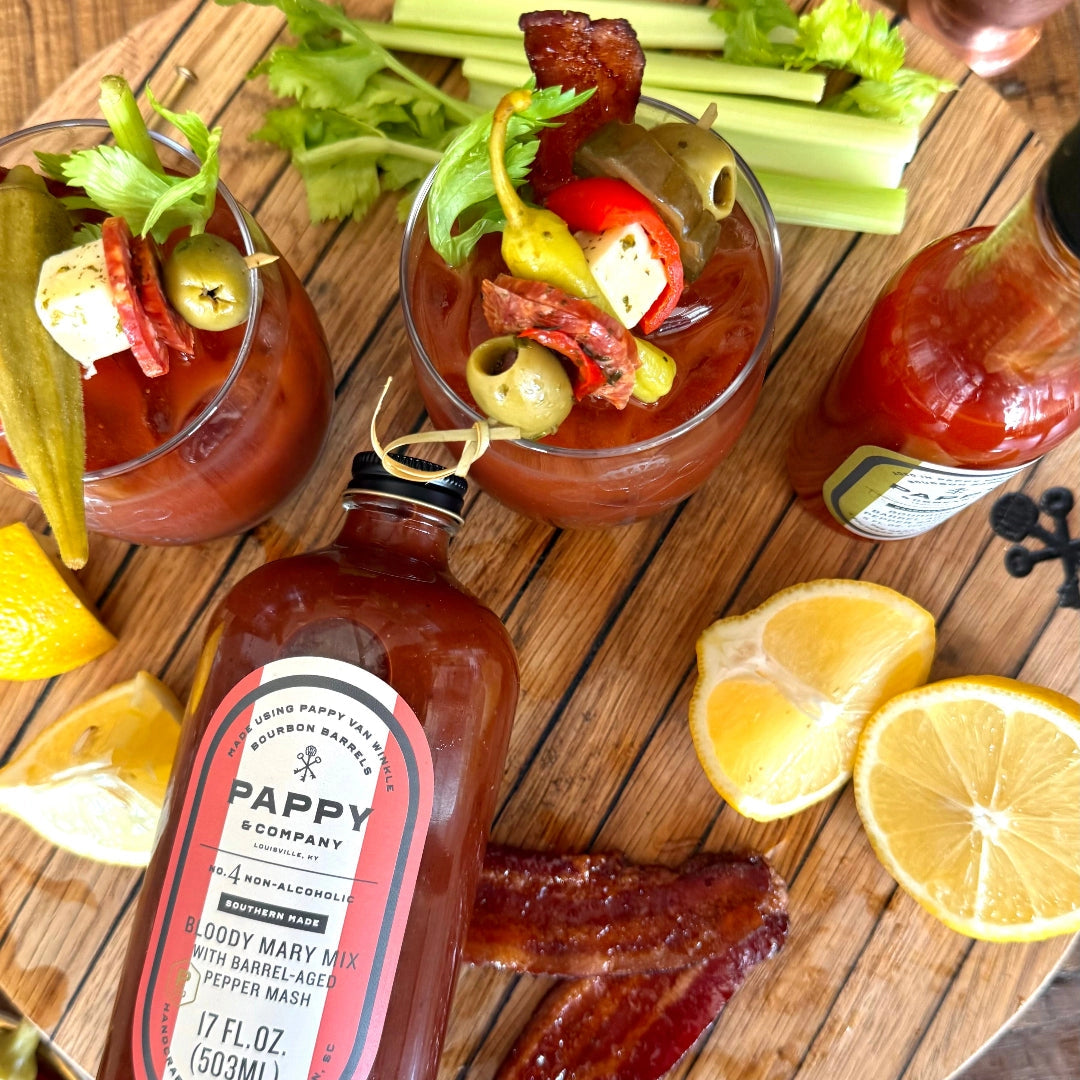 Pappy Bloody Mary Mix with Barrel-Aged Pepper Mash