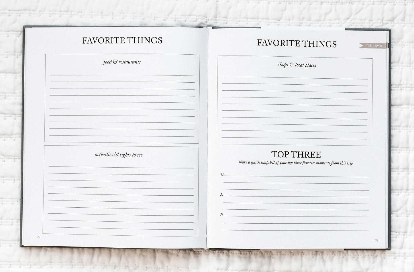 Travel Journal, Blush