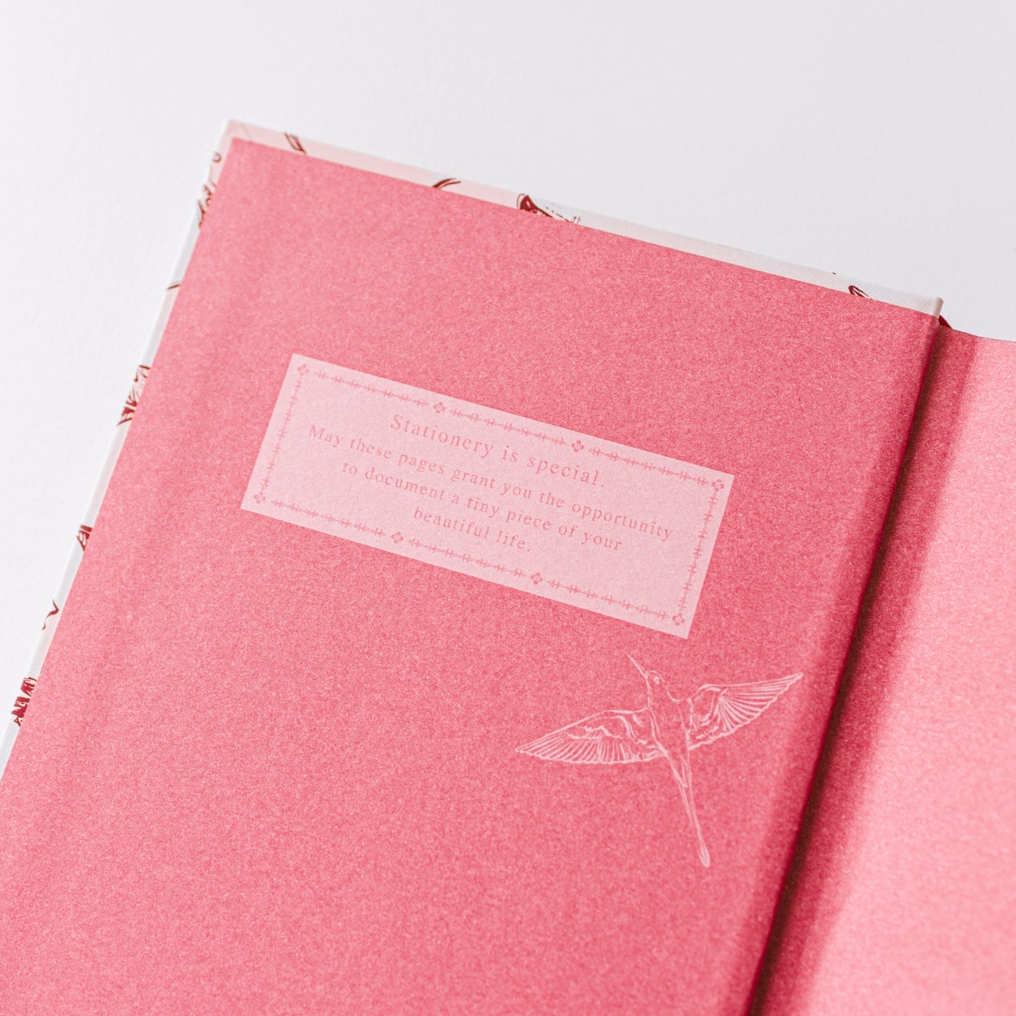 Pink Bird Toile Journal