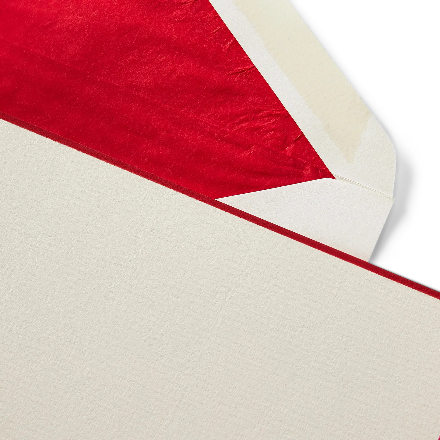 Smythson Bordered Correspondence Cards in Red