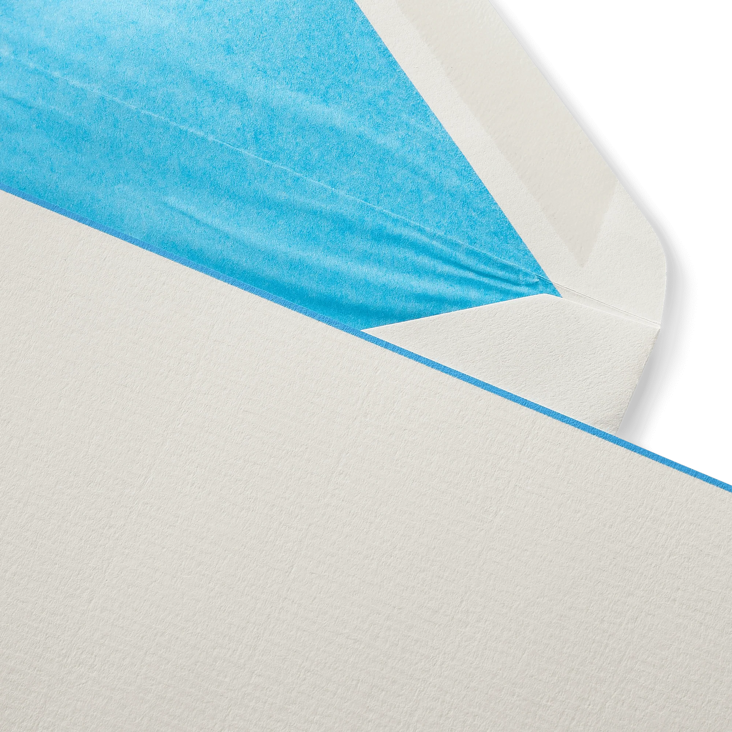 Smythson Bordered Correspondence Cards in Nile Blue