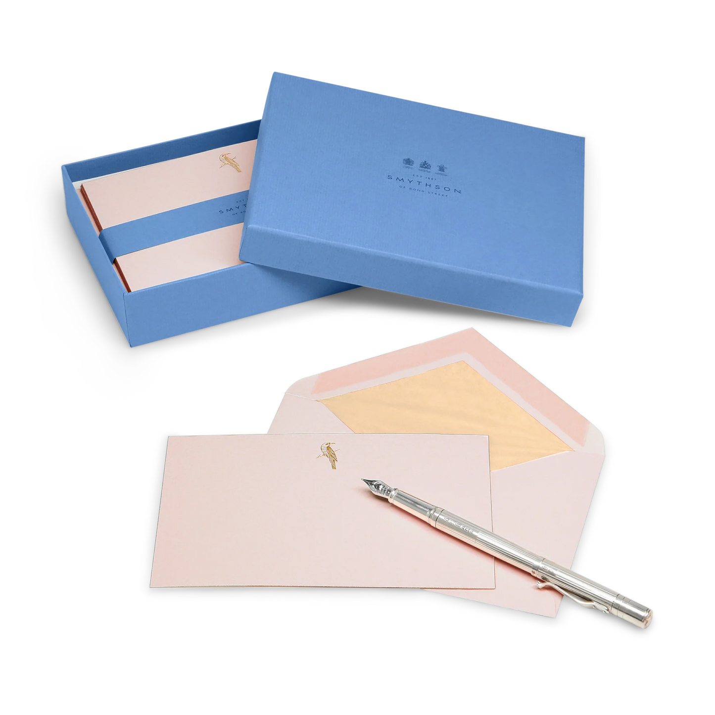 Smythson Bird Motif Correspondence Cards