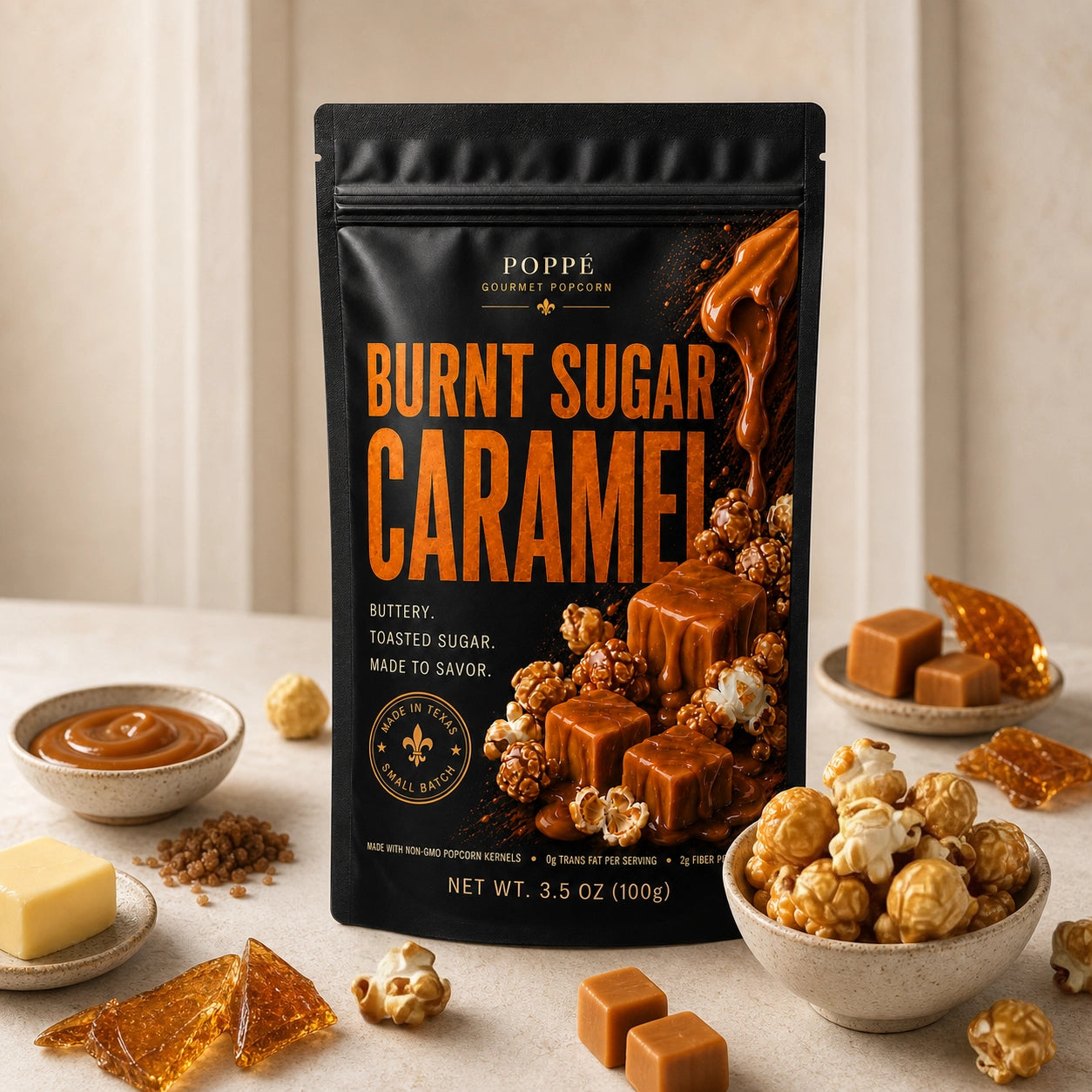 Burnt Sugar Caramel Gourmet Popcorn