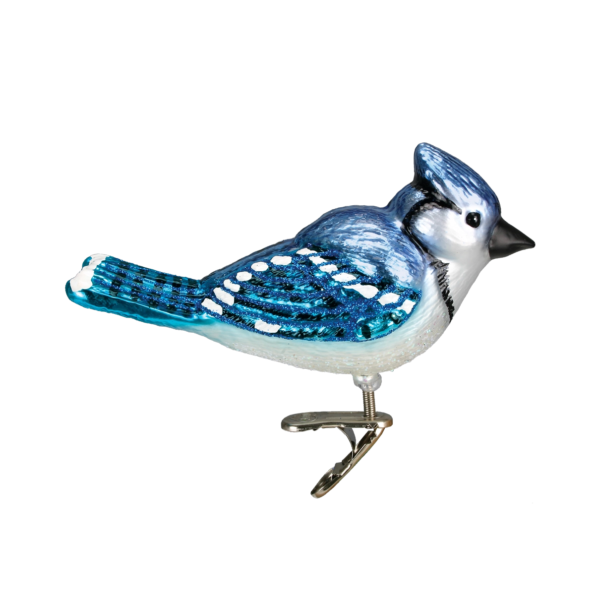 Bright Blue Jay Ornament