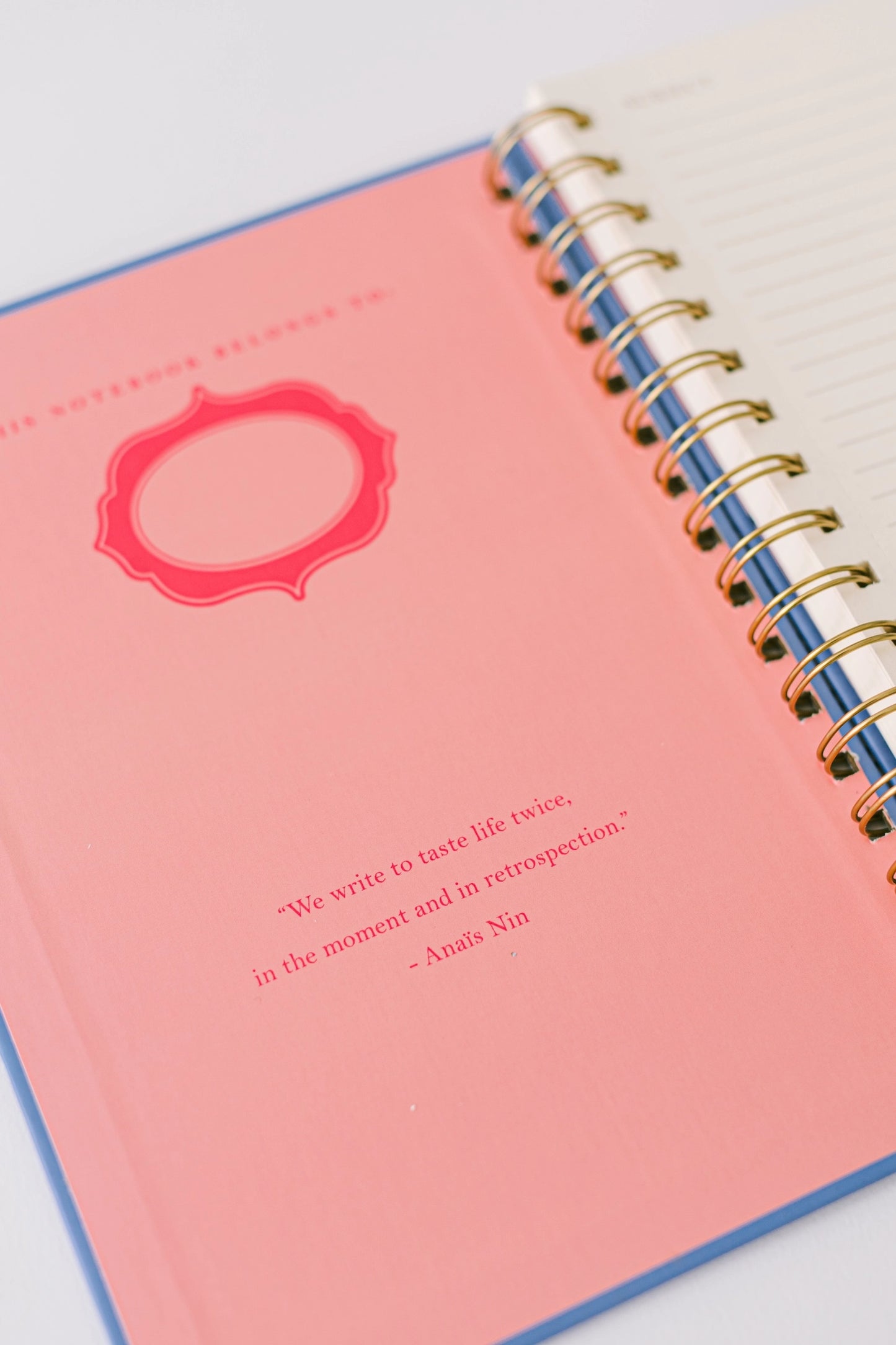 Stamp Pattern Writer's Notebook by Good JuJu Ink