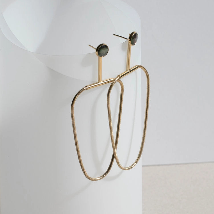Arlo Shell Earrings by Lindsay Lewis