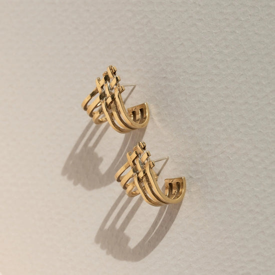Split Earrings by Lindsay Lewis