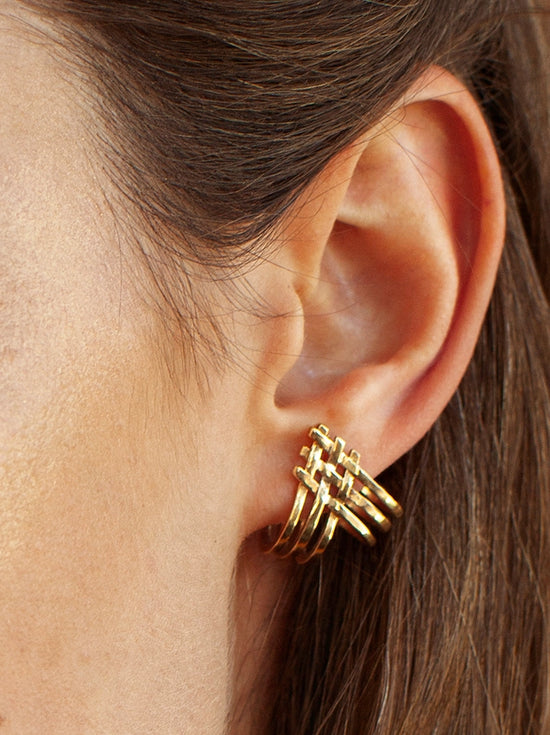 Split Earrings by Lindsay Lewis