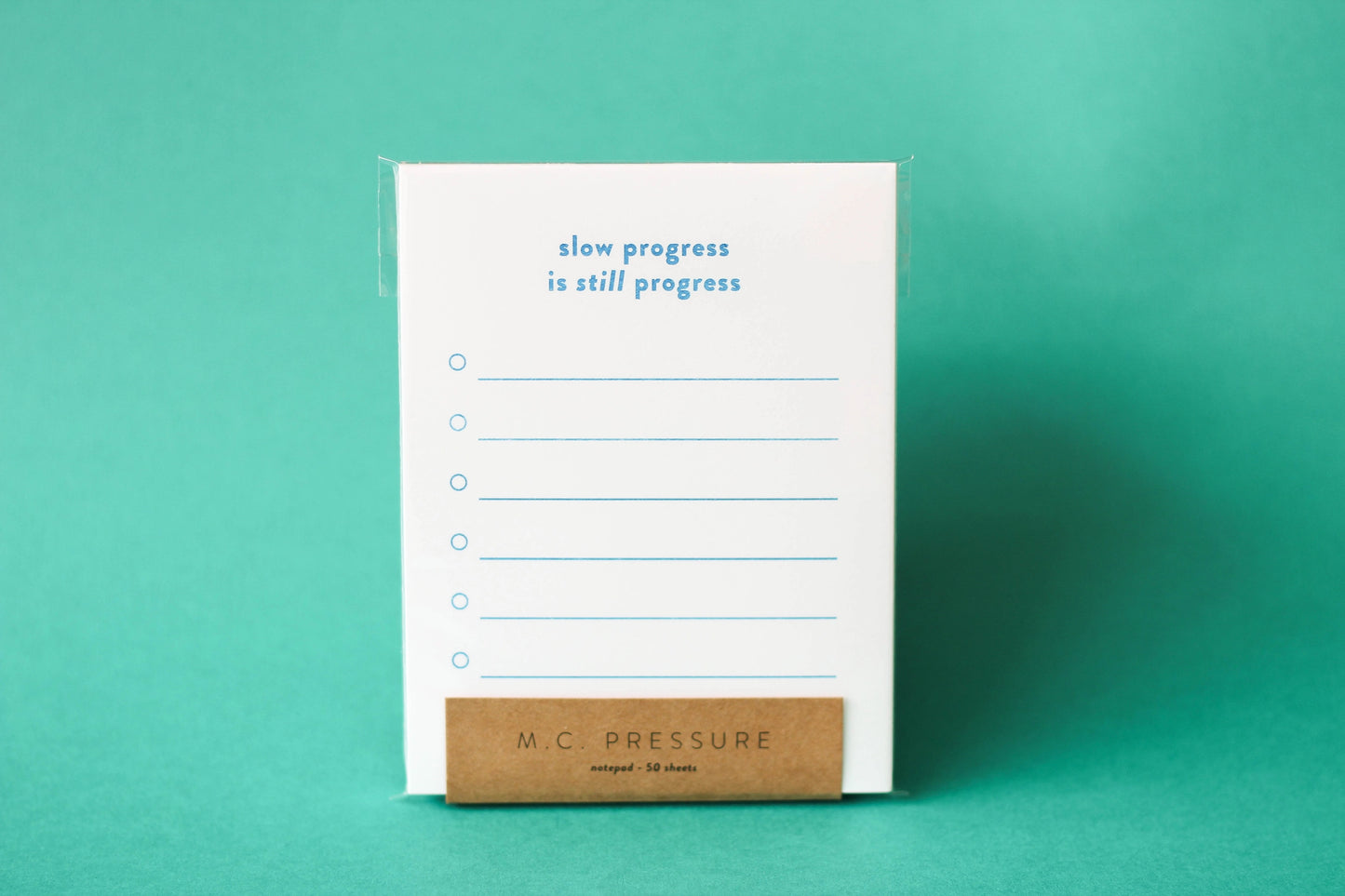Slow Progress Is Still Progress Notepad