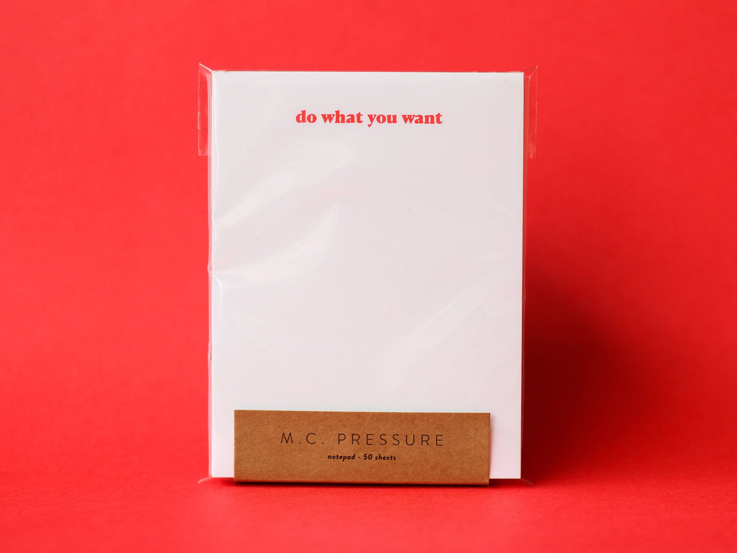 Do What You Want Notepad