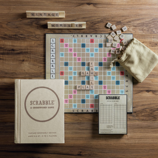 Scrabble Game, Bookshelf Edition