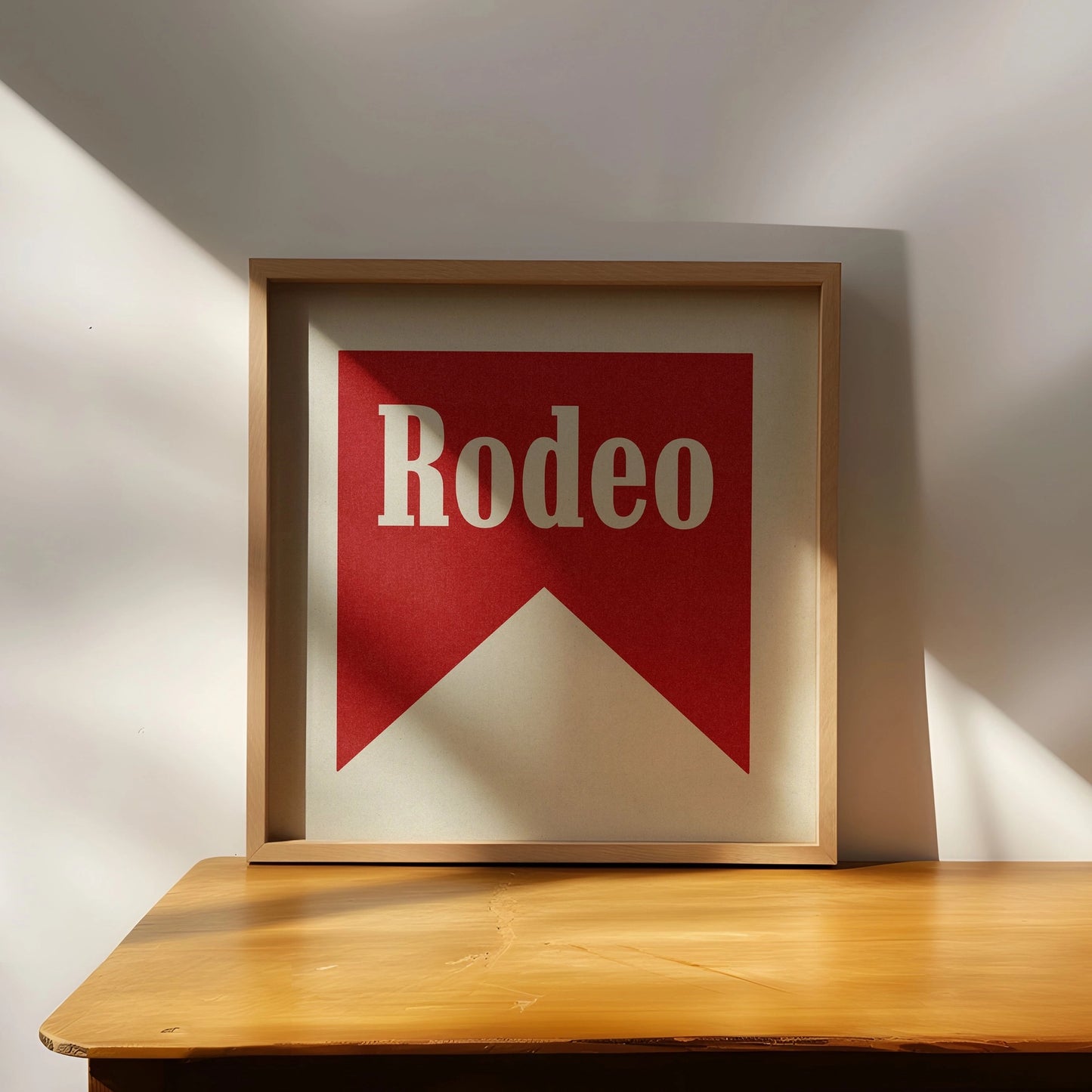 Rodeo Banner Art Print