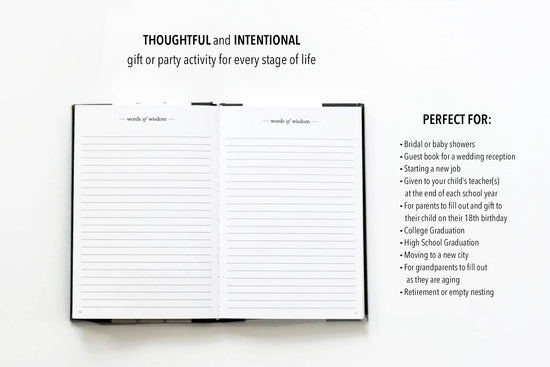 Words of Wisdom Journal by Duncan & Stone Paper Co.