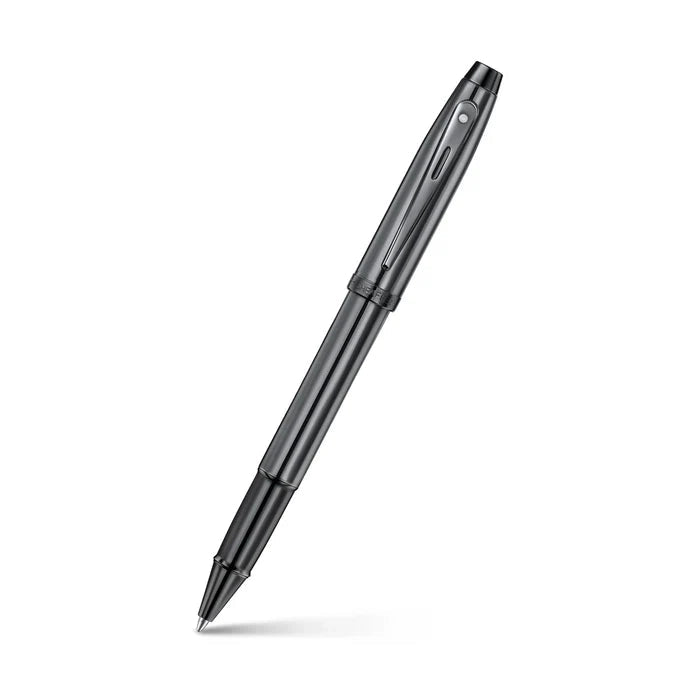 Sheaffer 100 9375 Ionic Gunmetal Grey Rollerball Pen with Shiny Pvd Trims