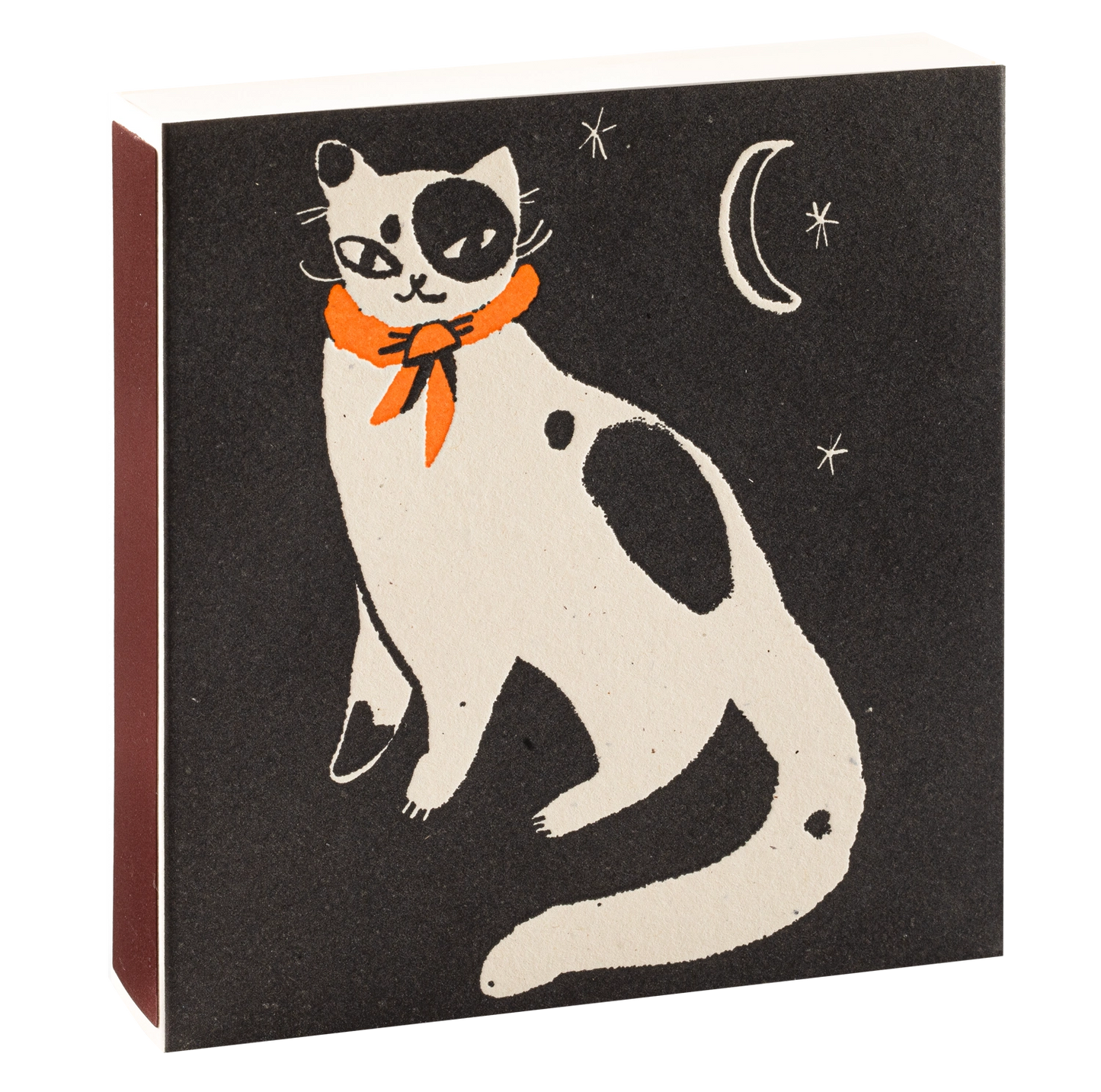 Black Spotted Kitten Matchbox