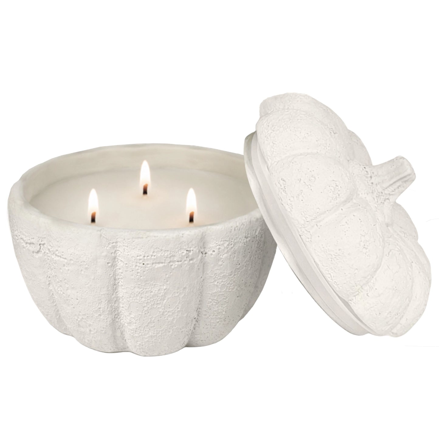 Cashmere & Vanilla Pumpkin Jar Candle (Concrete Vessel)
