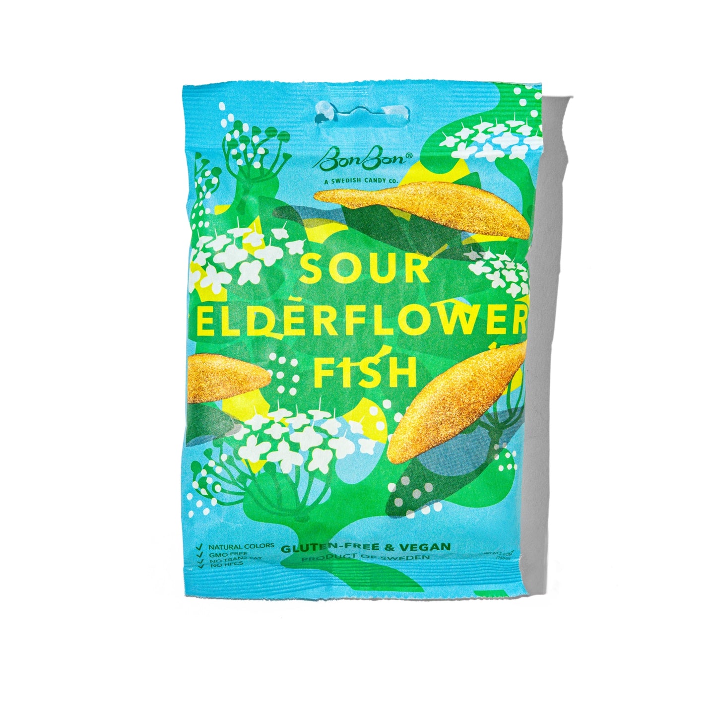 BonBon Sour Elderflower Fish Swedish Candy